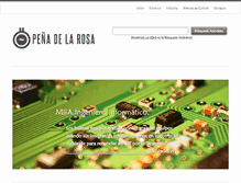 Tablet Screenshot of penadelarosa.com